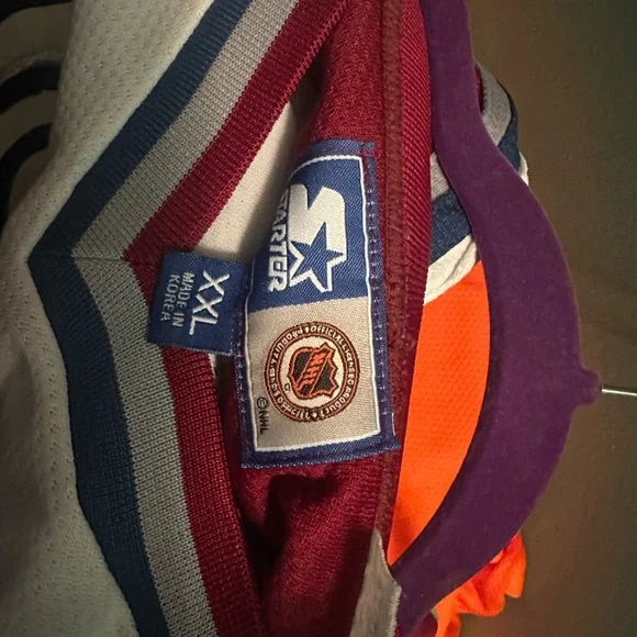 Starter Vintage Peter Forsberg #21 Colorado Avalanche NHL Jersey Men’s XXL - Picture 3 of 3